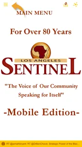 Los Angeles Sentinel Mobile Edition screenshot 0