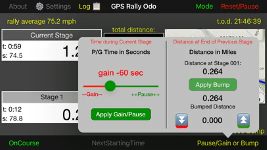 GPS Rally Odometer screenshot 2