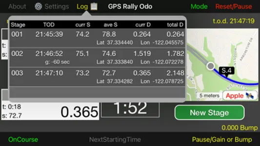 GPS Rally Odometer screenshot 3