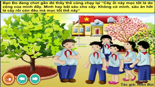 Ba bạn nhỏ trồng cây (Truyện thiếu nhi từ tác giả Hiền Bùi) screenshot 1