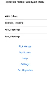 Blindfold Horserace screenshot 1