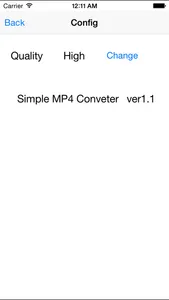 Simple MP4 Converter screenshot 1