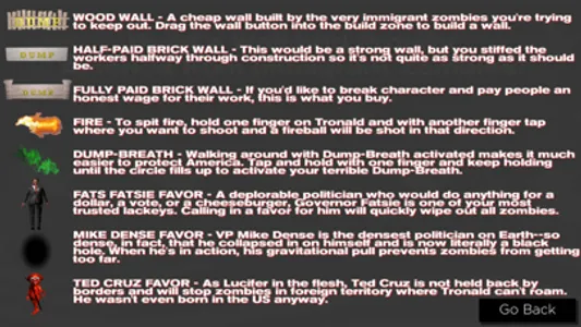 Tronald Dump - Build a Wall to Save America! screenshot 1