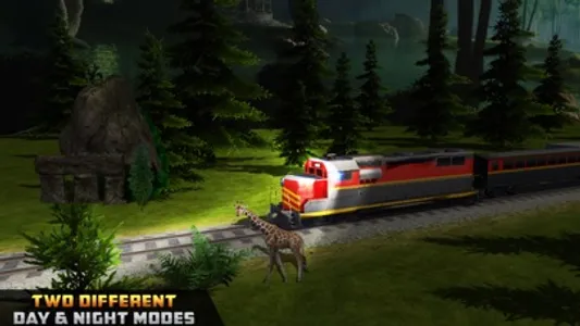 Jungle Train driving : Passenger transport Game screenshot 2