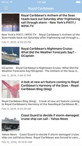 Cruise Ship & Port News screenshot 1