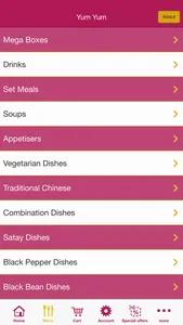 Yum Yum Chinese Portadown screenshot 1