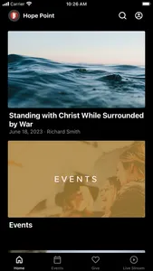 Hope Point Mobile App screenshot 0