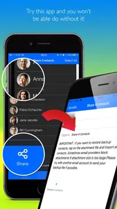 Easy Share Contacts screenshot 1