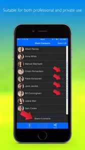 Easy Share Contacts screenshot 2
