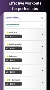 Abs workout Be Stronger screenshot 1