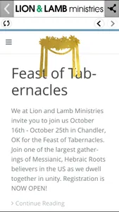 Lion and Lamb Ministries screenshot 1