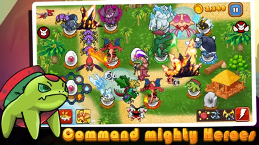 Cutie Monsters Tower Defense-Cute Monster Stickers screenshot 2