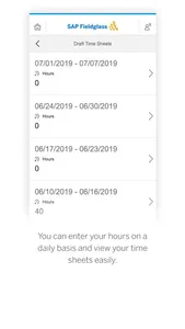 SAP Fieldglass Time Entry screenshot 2