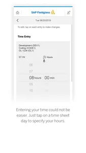 SAP Fieldglass Time Entry screenshot 3