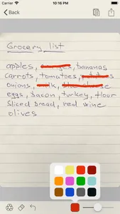 Paper Shopping List screenshot 2