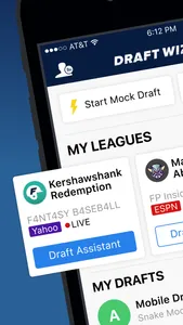 Fantasy Baseball Draft Wizard screenshot 0