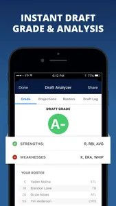 Fantasy Baseball Draft Wizard screenshot 6