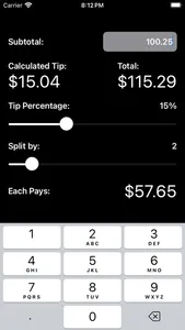 CleanTip: Tip Calculator screenshot 1