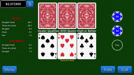 Beat the House 3 Card screenshot 2