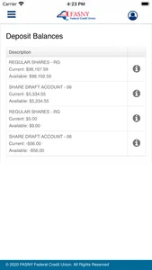 FASNY Mobile Banking screenshot 1
