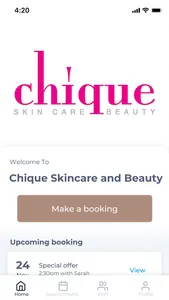 Chique Skincare and Beauty screenshot 0