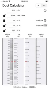 Duct Calculator screenshot 0