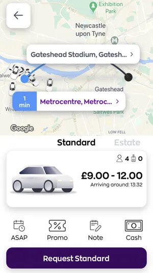 Newcastle Taxis screenshot 5