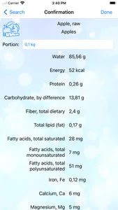 CANC - Nutrients counter screenshot 3