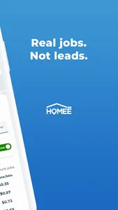 HOMEE Pro: Real Jobs NOT Leads screenshot 1