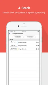 Widget Calendar : Easy&Simple screenshot 3