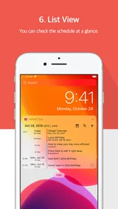 Widget Calendar : Easy&Simple screenshot 5