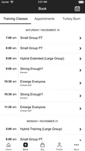 Emerge Fitness Training screenshot 1