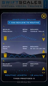 SWIFTSCALES Vocal Trainer screenshot 1