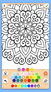 Mandala Coloring Pages Game screenshot 3