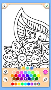 Mandala Coloring Pages Game screenshot 4