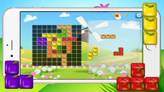 Block Puzzle Legend - Tasty Fruit and torrid blaze Bricks screenshot 0
