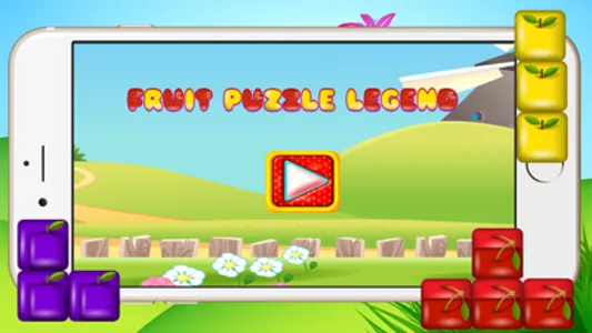 Block Puzzle Legend - Tasty Fruit and torrid blaze Bricks screenshot 2