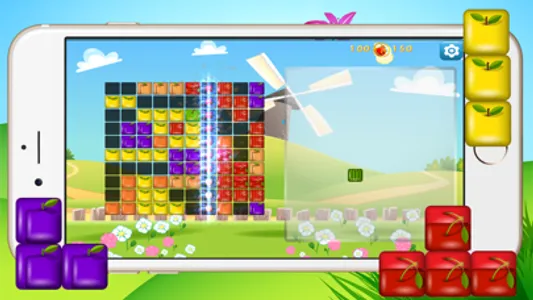 Block Puzzle Legend - Tasty Fruit and torrid blaze Bricks screenshot 3