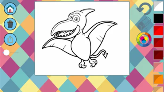 Book of dinosaurs to paint screenshot 0