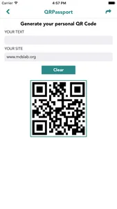 QRPassport - Easy Scanner and QRCode Generator screenshot 1