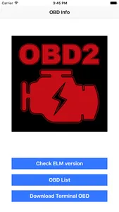 Elm327 OBD Info screenshot 0