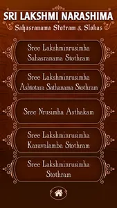 Sri Lakshmi Narashima Stotram screenshot 1