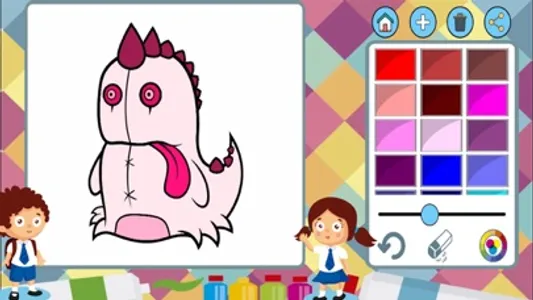 Monsters and robots to paint - coloring book screenshot 1