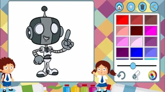 Monsters and robots to paint - coloring book screenshot 3