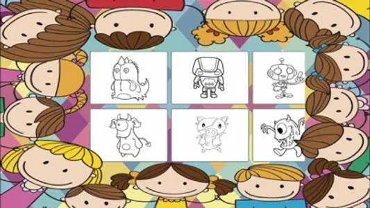 Monsters and robots to paint - coloring book screenshot 4