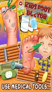 Little Kids Foot Doctor - Kids Surgery Games screenshot 2