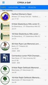 Connecticut PGA Jr Golf screenshot 1