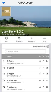 Connecticut PGA Jr Golf screenshot 2