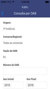 PJERJ - Consulta Processual screenshot 2