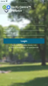 Verify Centre™ Hospice screenshot 0